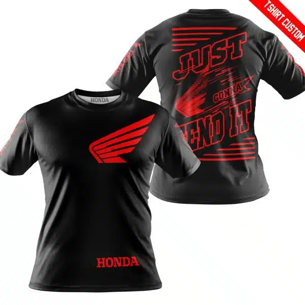 Premium Just Fckn Gonna Send It - Custom Name - Honda - Red Black - Image 7
