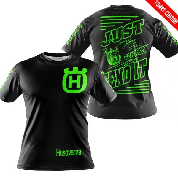 Premium Just Fckn Gonna Send It - Custom Name - Husqvarna - Green Black - Image 7