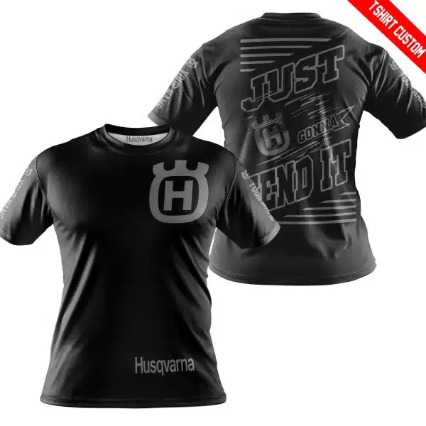 Premium Just Fckn Gonna Send It - Custom Name - Husqvarna - Grey Black - Image 7