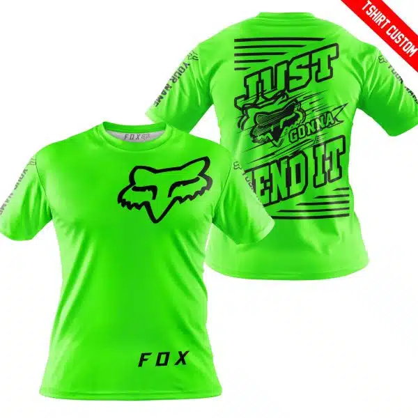 Premium Just Fckn Gonna Send It – Custom Name – Fox – Green - Image 3