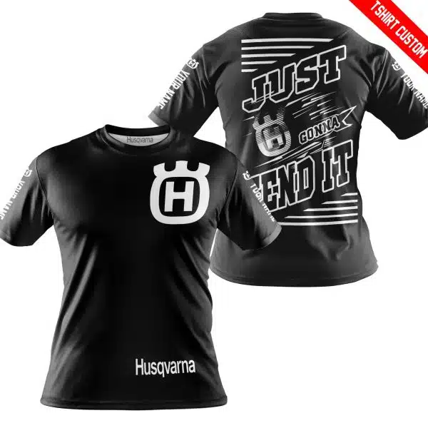 Premium Just Fckn Gonna Send It - Custom Name - Husqvarna - White Black - Image 7