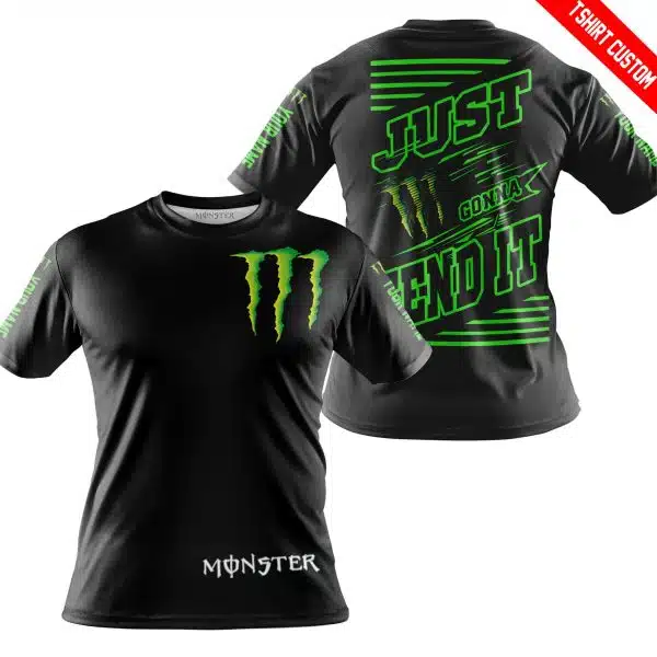 Premium Just Fckn Gonna Send It - Custom Name - Monster Energy - Green Black - Image 6