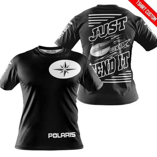 Premium Just Fckn Gonna Send It - Custom Name - Polaris - White Black - Image 7