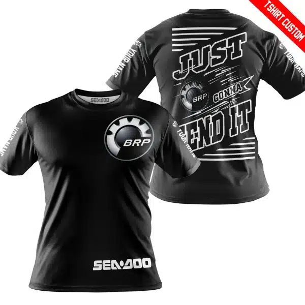 Premium Just Fckn Gonna Send It - Custom Name - Sea Doo - White Black - Image 7