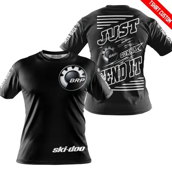 Premium Just Fckn Gonna Send It - Custom Name - Ski Doo - White Black - Image 7