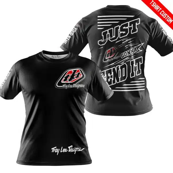 Premium Just Fckn Gonna Send It - Custom Name - Troy Lee Designs  - White Black - Image 5