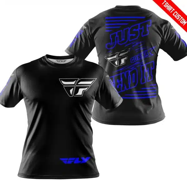 Premium Just Fckn Gonna Send It - Custom Name - Fly Racing - Blue Black - Image 7