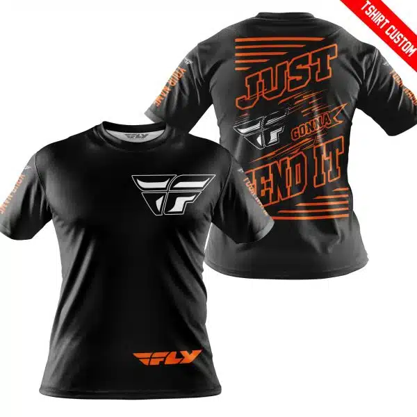Premium Just Fckn Gonna Send It - Custom Name - Fly Racing - Orange Black - Image 7