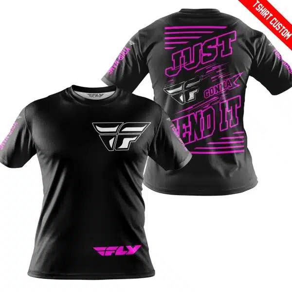 Premium Just Fckn Gonna Send It - Custom Name - Fly Racing - Pink Black - Image 7