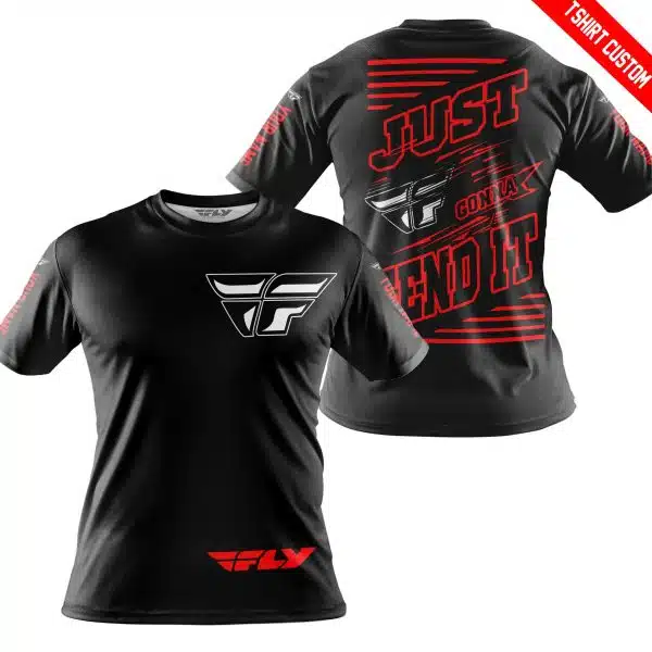 Premium Just Fckn Gonna Send It - Custom Name - Fly Racing - Red Black - Image 7