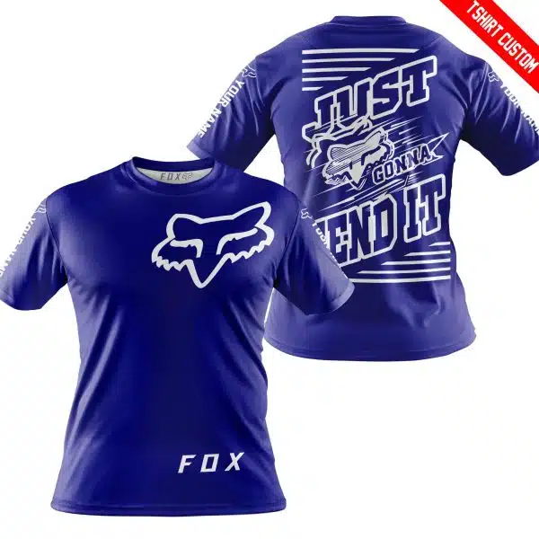 Premium Just Fckn Gonna Send It – Custom Name – Fox – Navy - Image 4