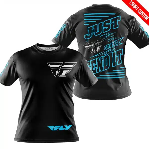 Premium Just Fckn Gonna Send It - Custom Name - Fly Racing - Sky Blue Black - Image 7