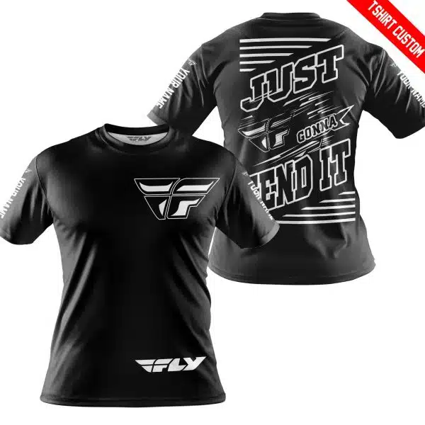 Premium Just Fckn Gonna Send It - Custom Name - Fly Racing - White Black - Image 7