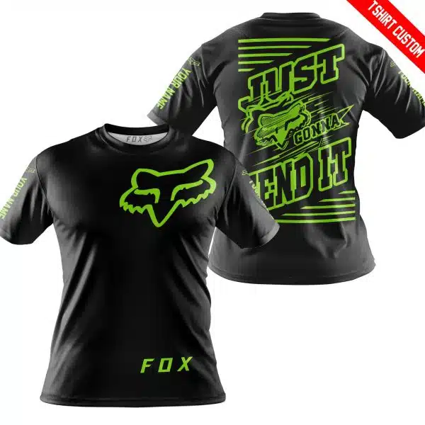 Premium Just Fckn Gonna Send It - Custom Name - Fox Racing - Green 1 Black - Image 6