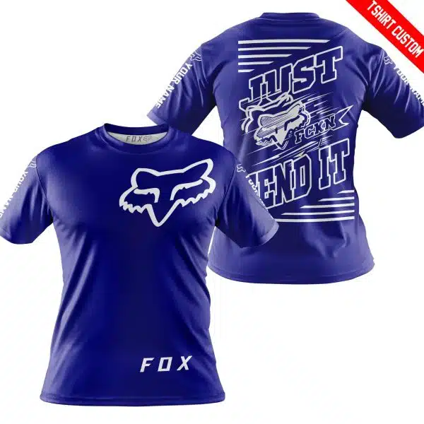 Premium Just Fckn Gonna Send It – Custom Name – Fox – Navy - Image 3