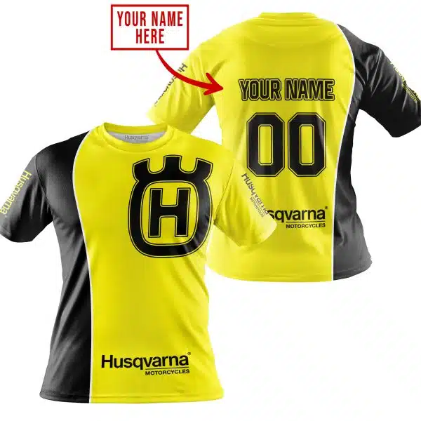Limited Edition - Custom Name Motocrocss V2 - Husqvarna Yellow - Image 3