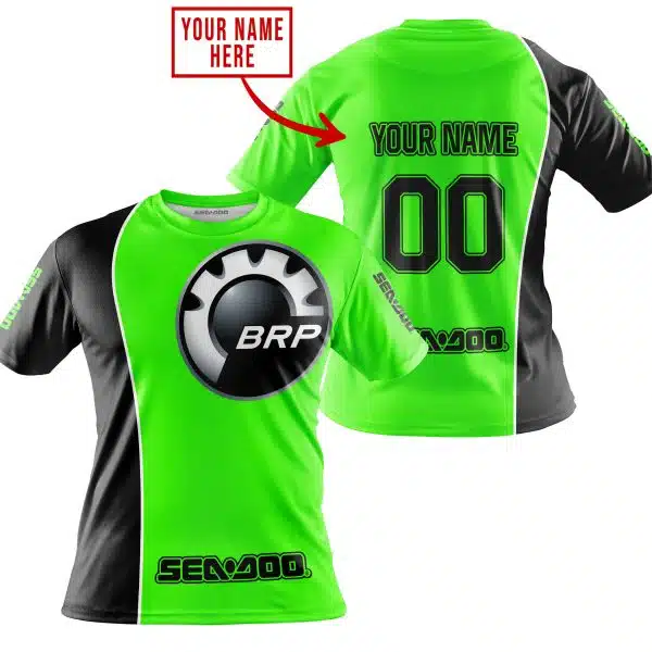 Limited Edition - Custom Name Motocrocss V2 - Sea Doo – Green - Image 3