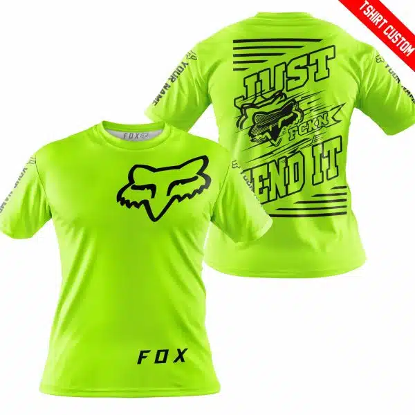 Premium Just Fckn Gonna Send It – Custom Name – Fox – Neon - Image 3