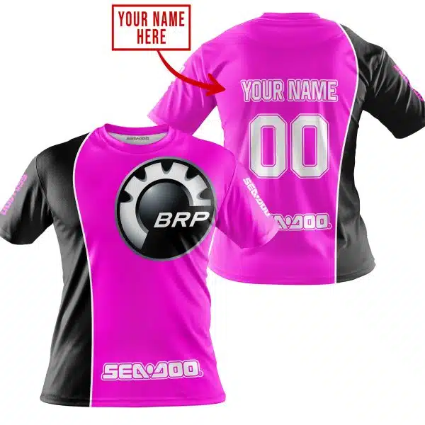 Limited Edition - Custom Name Motocrocss V2 - Sea Doo - Pink - Image 3