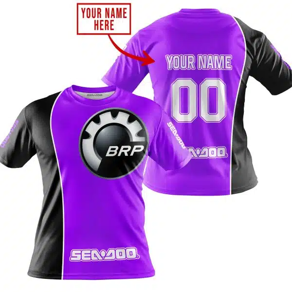 Limited Edition - Custom Name Motocrocss V2 - Sea Doo - Purple - Image 3