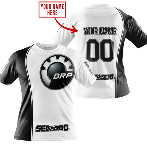Limited Edition - Custom Name Motocrocss V2 - Sea Doo - White - Image 3