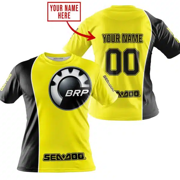 Limited Edition - Custom Name Motocrocss V2 - Sea Doo - Yellow - Image 3