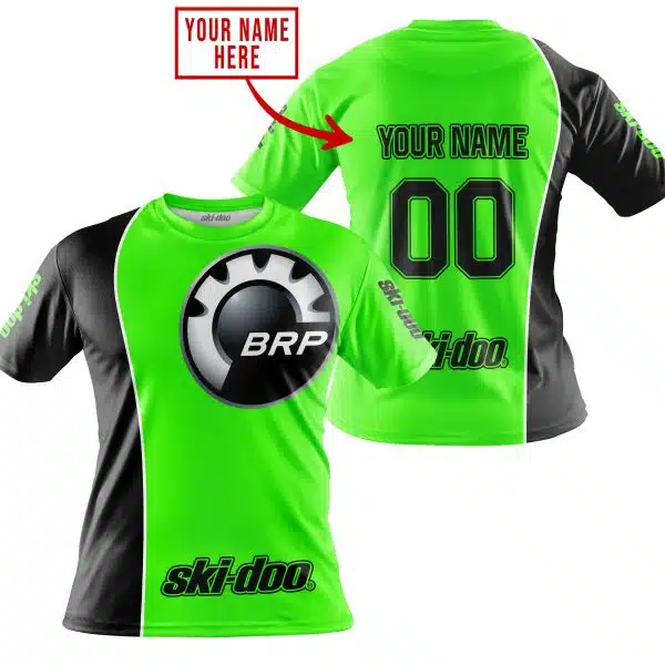 Limited Edition - Custom Name Motocrocss V2 - Ski Doo - Green - Image 3