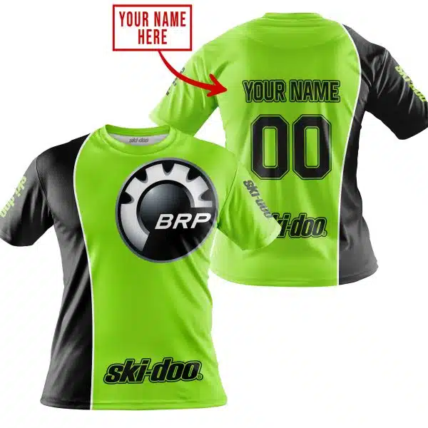 Limited Edition - Custom Name Motocrocss V2 - Ski Doo - Green 1 - Image 3