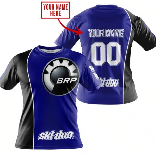 Limited Edition - Custom Name Motocrocss V2 - Ski Doo - Navy - Image 3