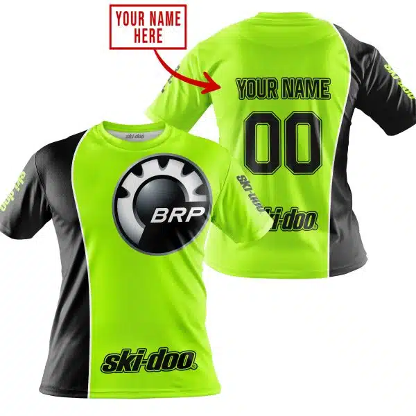 Limited Edition - Custom Name Motocrocss V2 - Ski Doo - Neon - Image 3