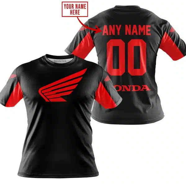 Custom Name Racing - Limited Edition - Honda - Red - Image 2
