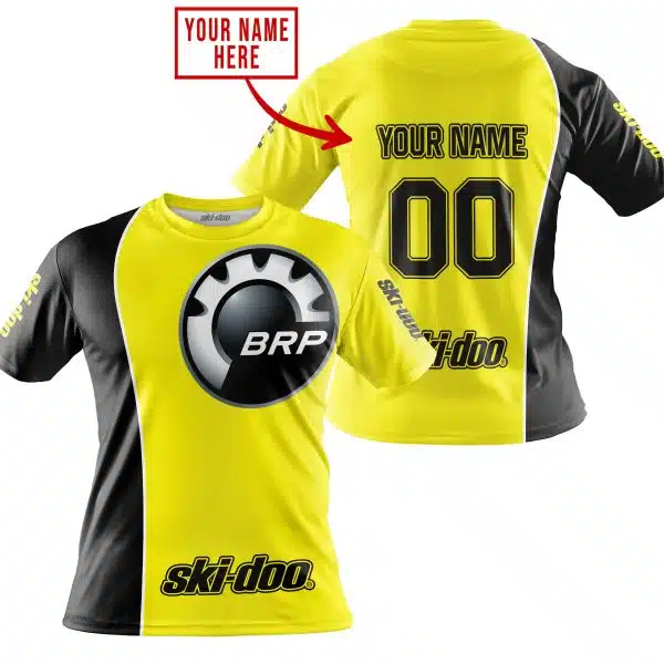 Limited Edition - Custom Name Motocrocss V2 - Ski Doo - Yellow - Image 3