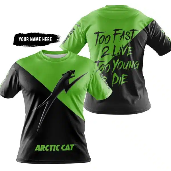 Too Fast To Live Too Young To Die - 3d All Over Printed - Arctic-Cat - Image 3