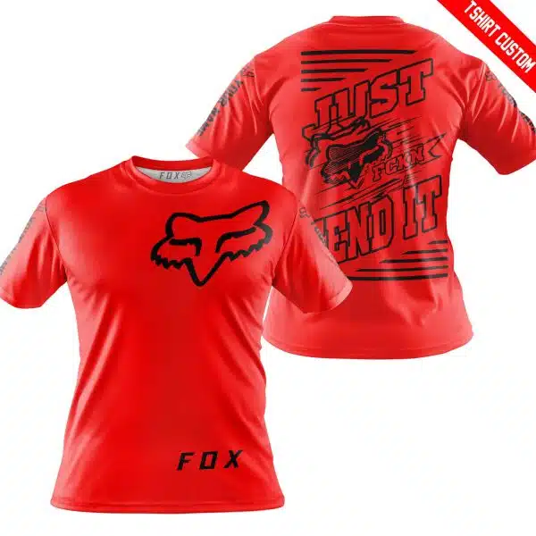 Premium Just Fckn Gonna Send It – Custom Name – Fox – Red - Image 3