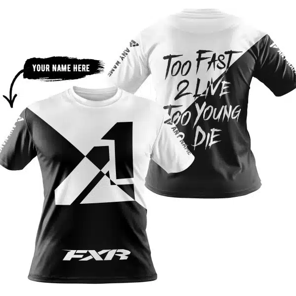Too Fast To Live Too Young To Die - 3d All Over Printed - Fxr - White - Image 3