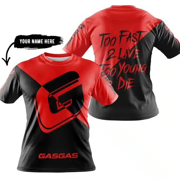 Too Fast To Live Too Young To Die - 3d All Over Printed - Gas Gas - Image 3