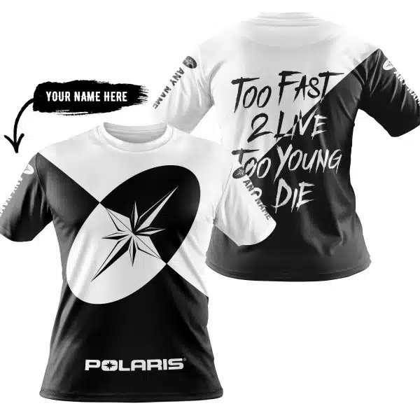 Too Fast To Live Too Young To Die - 3d All Over Printed - Polaris - White - Image 3