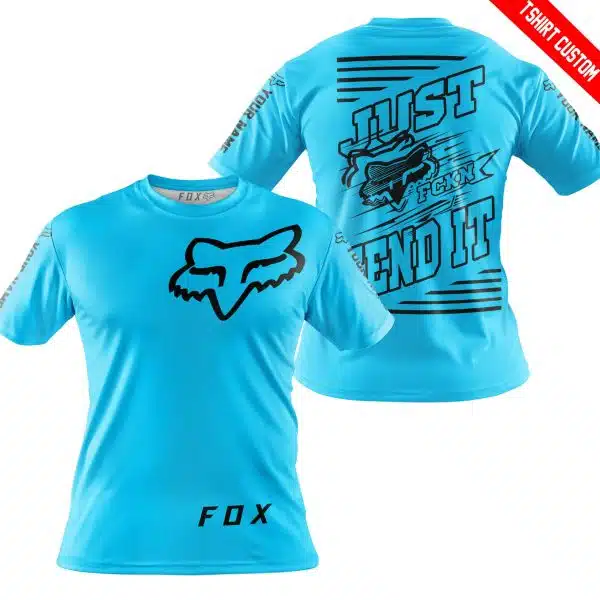 Premium Just Fckn Gonna Send It – Custom Name – Fox – Sky Blue - Image 4