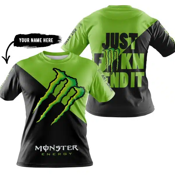 Just Fkcn Send It - 3d All Over Printed - Monster Energy - Image 3