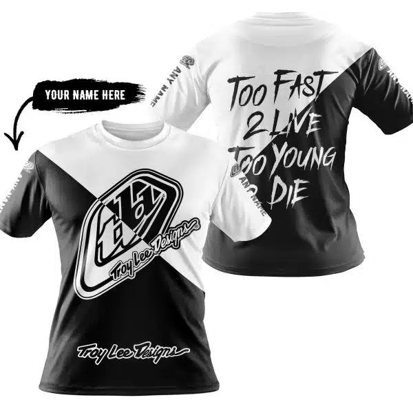 Too Fast To Live Too Young To Die - 3d All Over Printed - Troy Lee Designs - Image 3