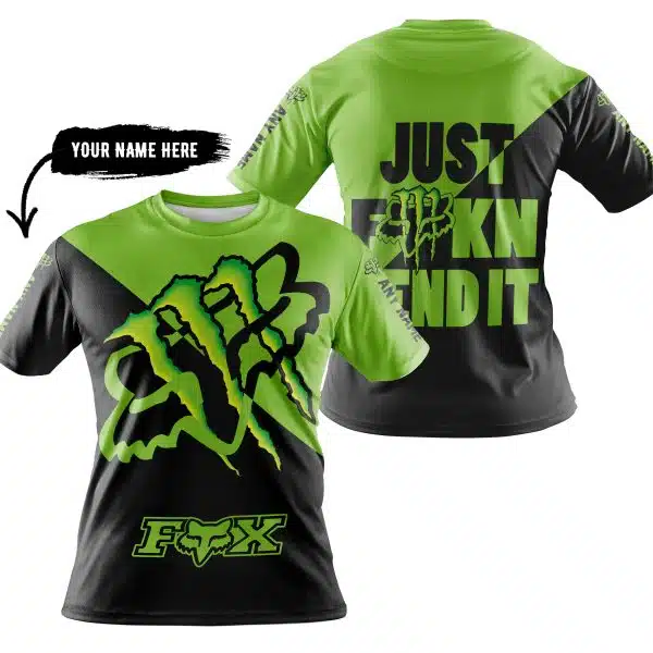 Just Fkcn Send It - 3d All Over Printed - Fox Racing & Monster Energy - Image 3