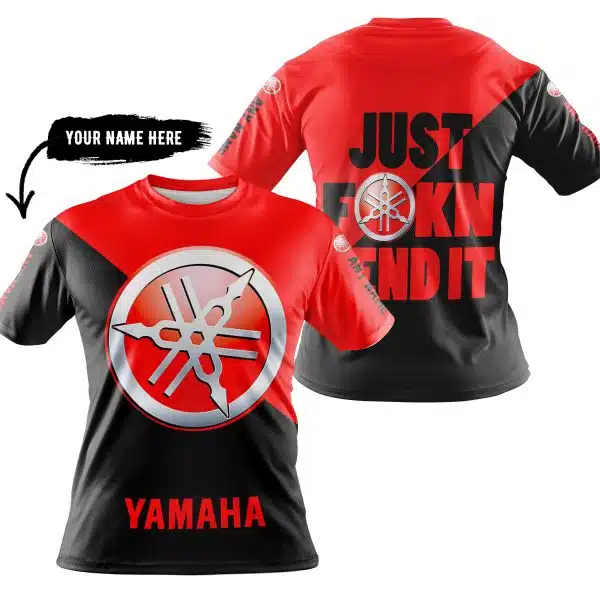 Just Fkcn Send It - 3d All Over Printed - Yamaha - Red - Image 3