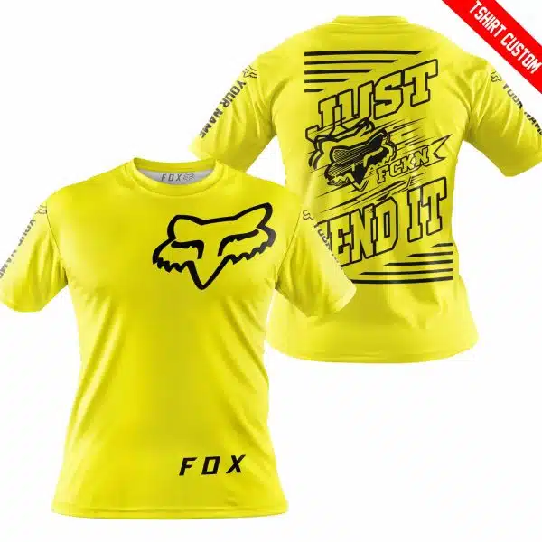 Premium Just Fckn Gonna Send It – Custom Name – Fox – Yellow - Image 4