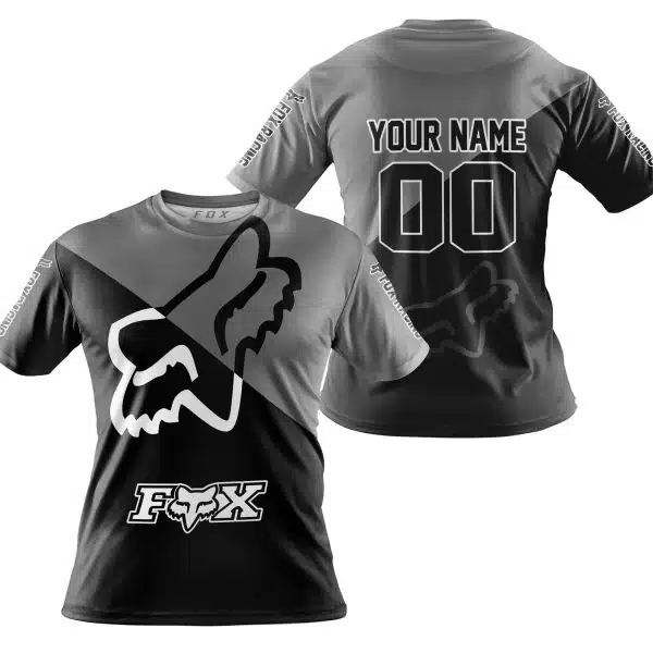 Premium Gift - Custom Name - Fox Racing - Grey - Image 3