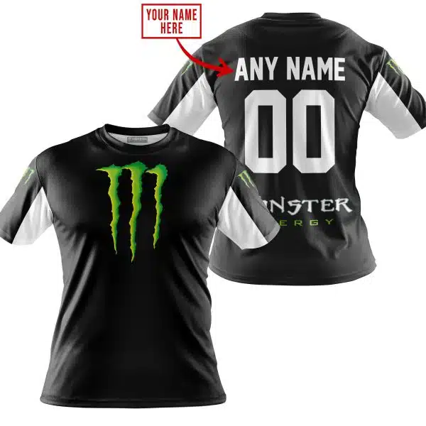 Custom Name Racing - Limited Edition - Monster - White - Image 4