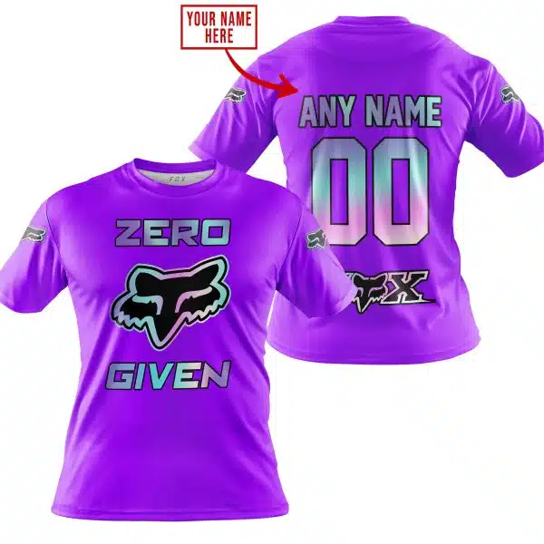 Zero Fox Given  -  Limited Edition  -  Fox Racing  -  Purple - Image 4