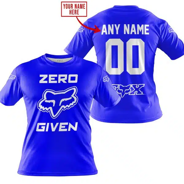 Zero Fox Given  -  Limited Edition  -  Fox Racing  -  Blue - Image 4