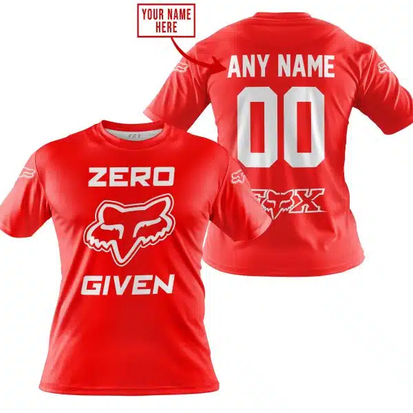 Zero Fox Given  -  Limited Edition  -  Fox Racing  -  Red - Image 4
