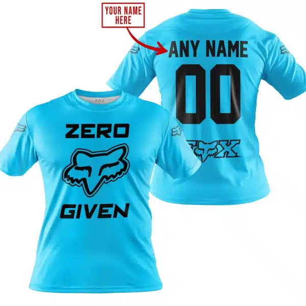 Zero Fox Given  -  Limited Edition  -  Fox Racing  -  Sky Blue - Image 4