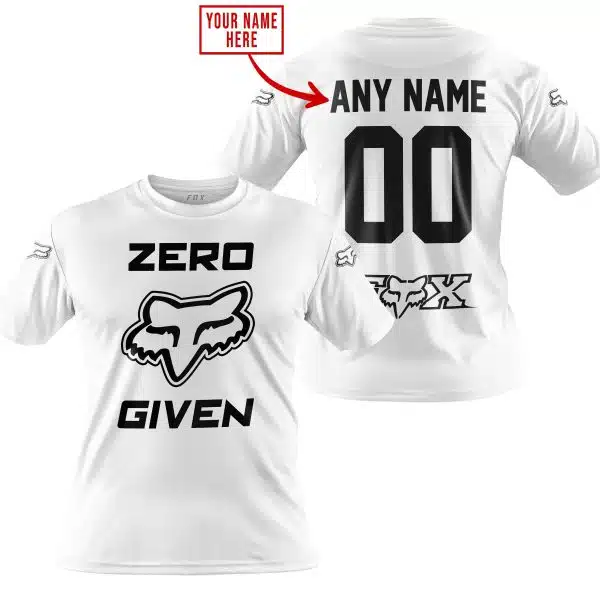 Zero Fox Given  -  Limited Edition  -  Fox Racing  -  White - Image 4